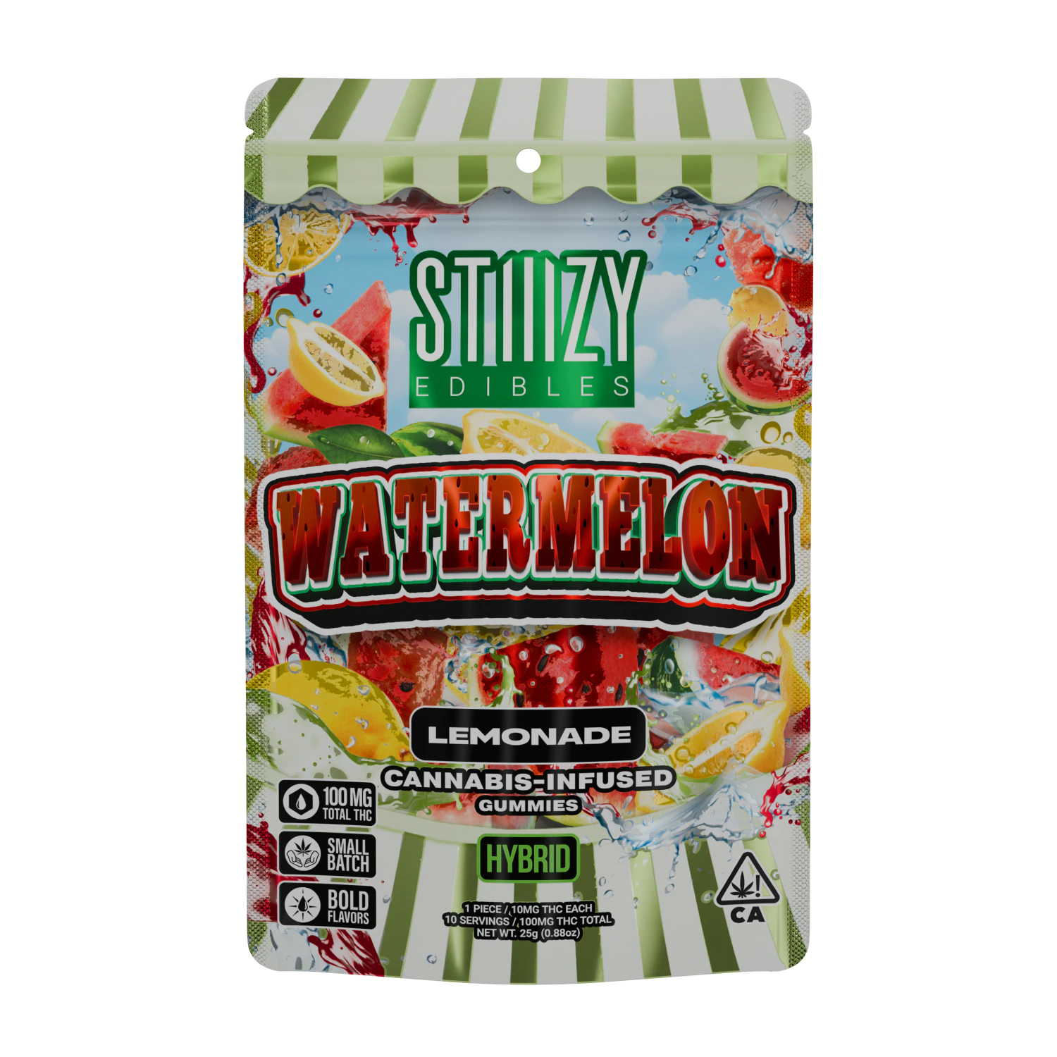 STIIIZY - Stiiizy - 100mg Gummies - Watermelon Lemonade Main Image
