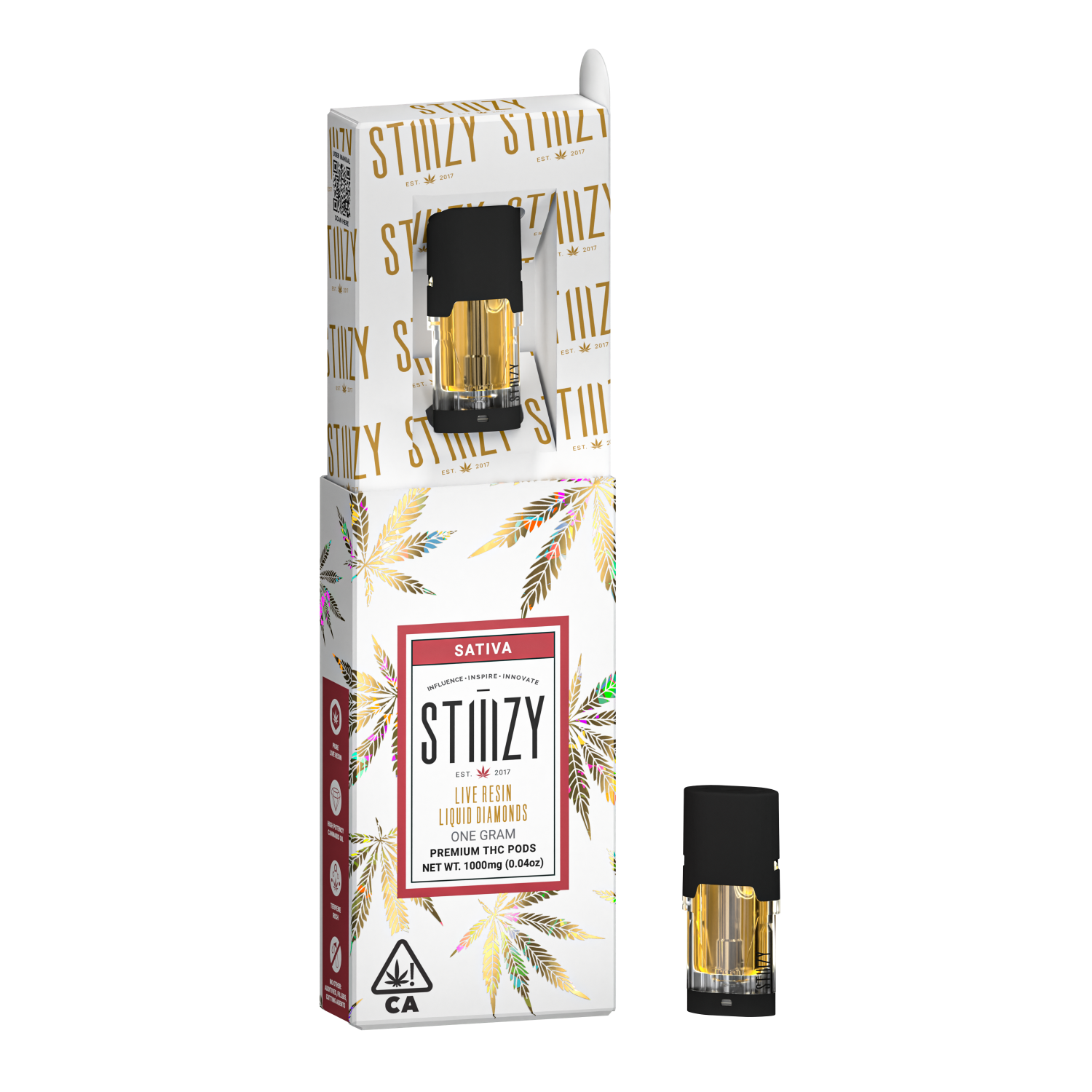 Stiiizy - 1g LQD Pod - Cereal Milk - Salinas | California