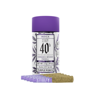 STIIIZY - Stiiizy - 5pk Infused Pre Roll Pack - Purple Punch
