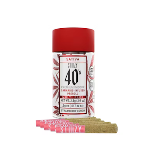 STIIIZY - Stiiizy - 5pk Infused Pre Roll Pack - Strawberry Cough