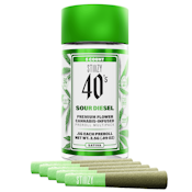Sour Diesel - 40's Infused Preroll 5 Pk (2.5g)