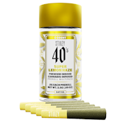 Super Lemon Haze - 40's Infused Preroll 5 Pk (2.5g)