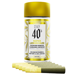 Next Day - Super Lemon Haze - 40's Infused Preroll 5 Pk (2.5g)
