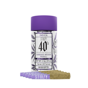 STIIIZY - Stiiizy - 5pk Infused Prerolls - Biscotti