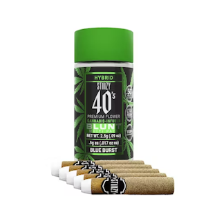 STIIIZY - STIIIZY | Blue Burst | 40's Infused Mini Blunt 5pk | 2.5g