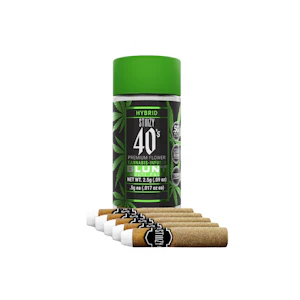 STIIIZY - Pink Acai Infused 40s (H) | 2.5g Mini Blunt 5pk Prerolls (H) | Stiiizy