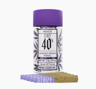STIIIZY - King Louis XIII - 2.5g Infused Preroll Multipack by Stiiizy