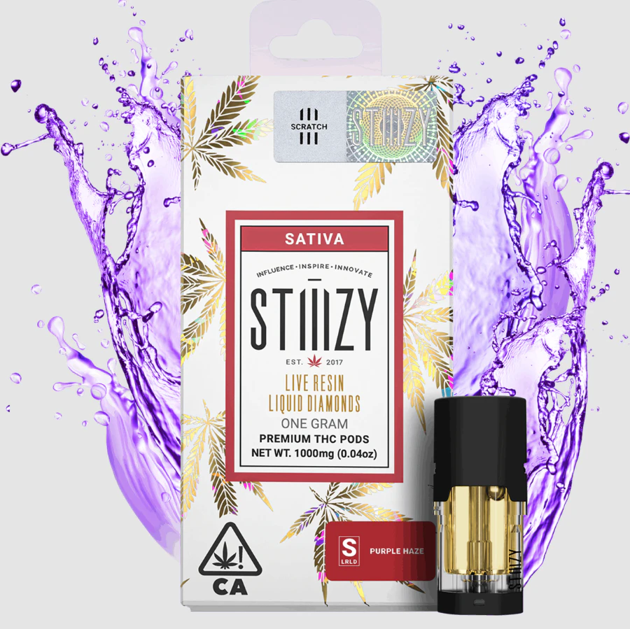 STIIIZY - Stiiizy Liquid Diamonds Pod 1g Purple Haze Main Image