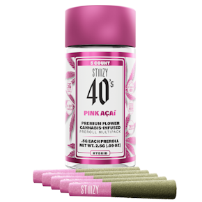Pink Acai - 40's Infused Preroll 5 Pk (2.5g)