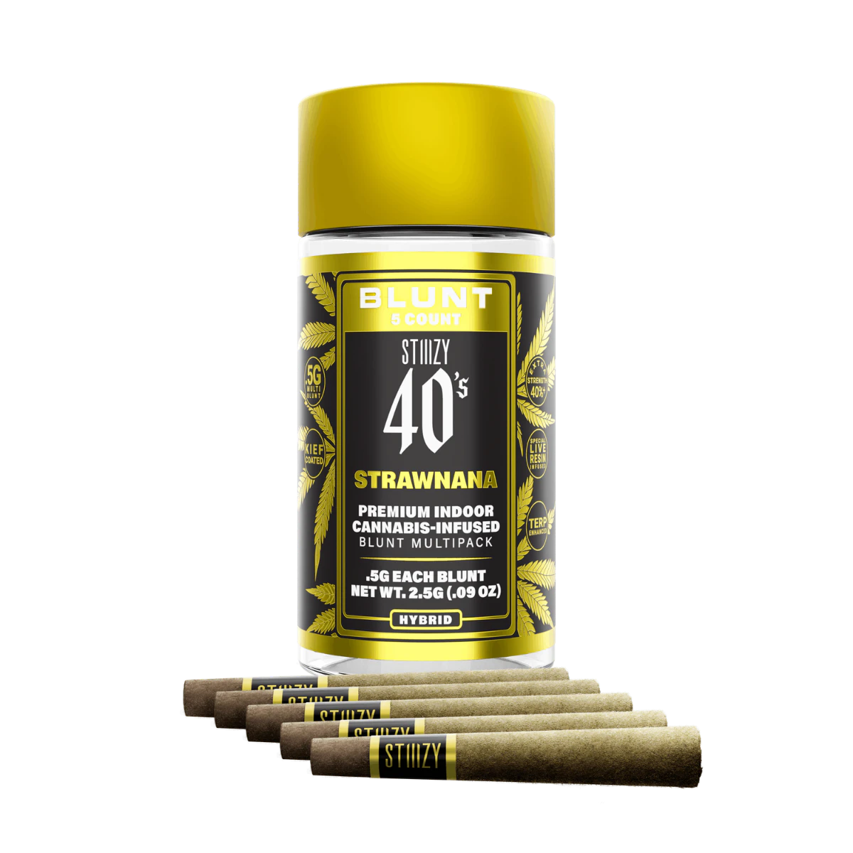 STIIIZY - Strawnana (H) | .5G 5pk 40's Infused Mini Blunt | Stiiizy Main Image