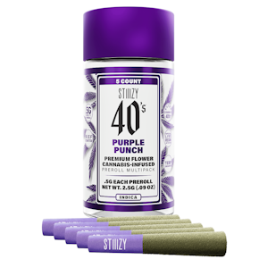 Next Day - Purple Punch - 40's Infused Preroll 5 Pk (2.5g)
