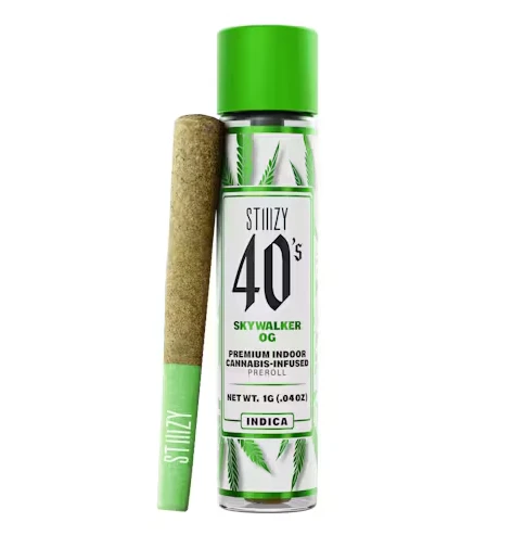 STIIIZY - STIIIZY | Skywalker OG | Infused 40's Pre-Roll | 1g Main Image
