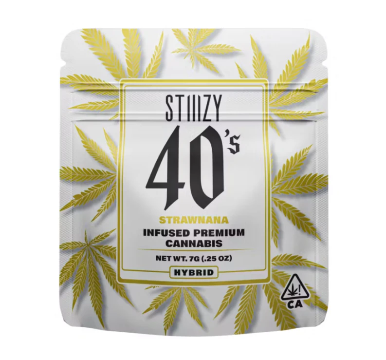 STIIIZY - [STIIIZY] 40's Infused Flower - 7g - Strawnana (H) Main Image