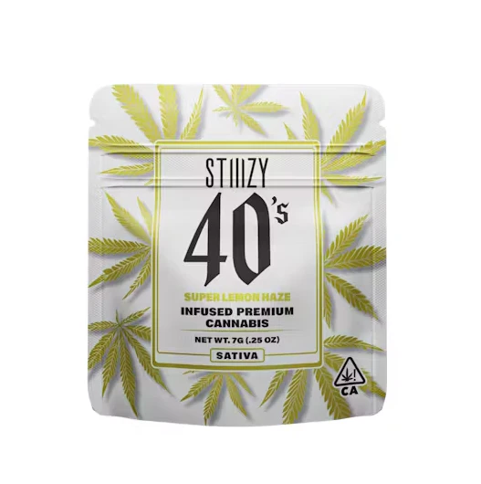STIIIZY - STIIIZY | Super Lemon Haze | 40's Infused Indoor Flower Smalls | 1/4oz Main Image