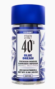 STIIIZY - Stiiizy 40's .5g Blue Dream Infused Pre-Roll 5pk 