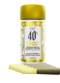 Stiiizy | 40's Multipack Infused Prerolls | Pineapple Express | 5pk | 2.5g