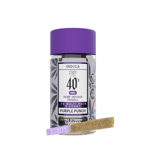 STIIIZY - Purple Punch | 5ct HHC 0.7g Prerolls