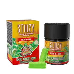 STIIIZY - Sour Apple | 15ct Delta 9 Gummies