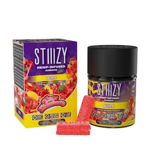 STIIIZY - Sour Strawberry | 15ct Delta 8 Gummies