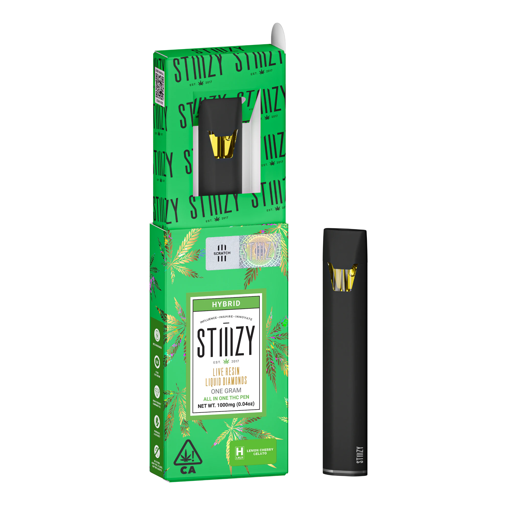 STIIIZY - STIIIZY | All-In-One | Live Resin Liquid Diamonds | Lemon Cherry Gelato | 1g Main Image
