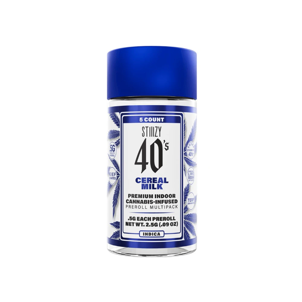 STIIIZY - 40'S JOINT 5 PACK - CEREAL MILK .5G - STIIIZY Main Image