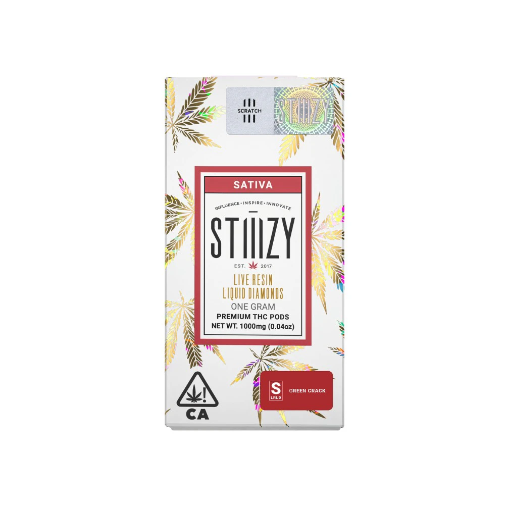 STIIIZY - LIQUID DIAMONDS - GREEN CRACK 1G - STIIIZY Main Image