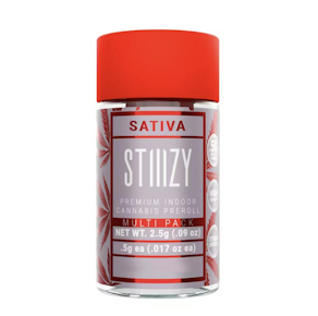 Stiiizy | Pre-Roll | Naked | Lemon Cherry Haze | 5 pack | .5g