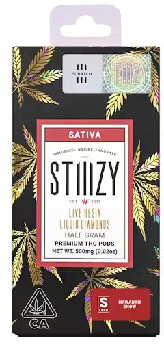STIIIZY - Stiiizy | Vape Pod - Liquid Diamond | Hawaiian Snow | .5g Main Image