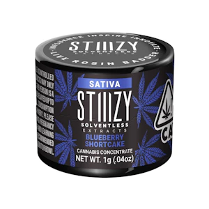 STIIIZY - LIVE ROSIN BADDER - BLUEBERRY SHORTCAKE 1G - STIIIZY