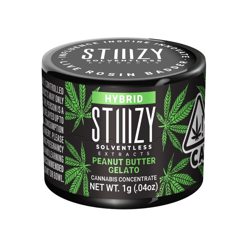 STIIIZY - LIVE ROSIN BADDER - PEANUT BUTTER GELATO 1G - STIIIZY Main Image