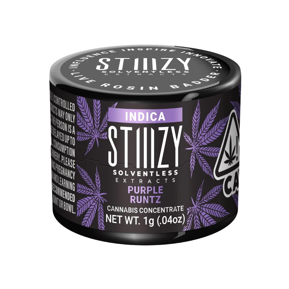 STIIIZY - PURPLE RUNTZ LIVE ROSIN BADDER 1G - STIIIZY Main Image