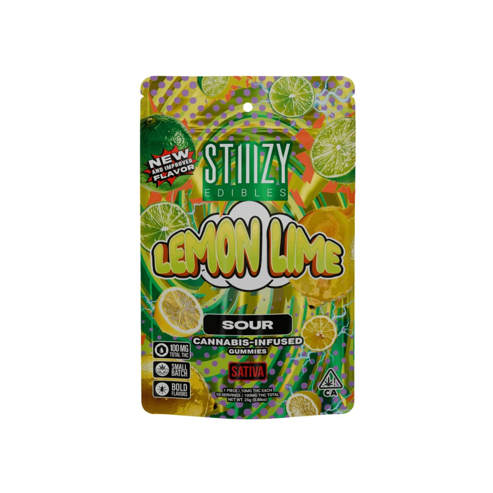 STIIIZY - SOUR LEMON LIME 100MG - STIIIZY Main Image