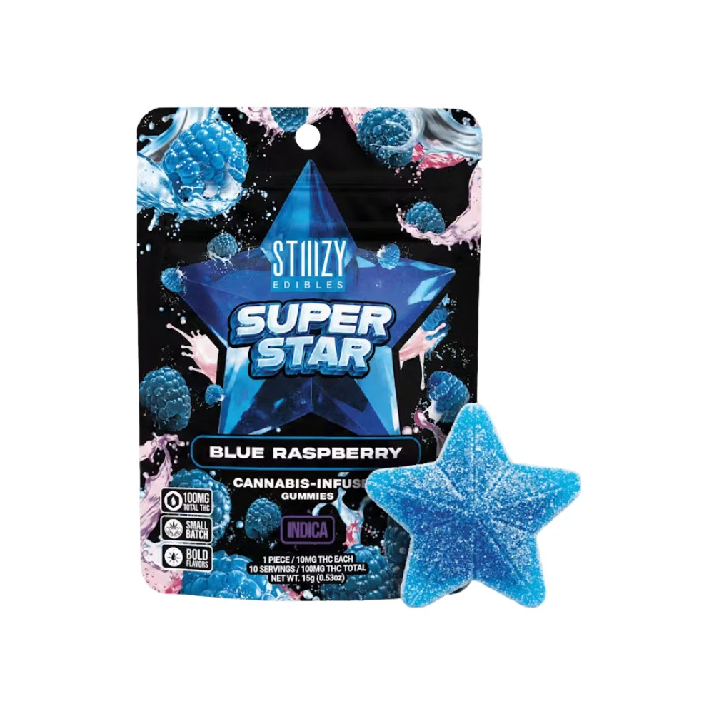 STIIIZY - STAR SINGLE - BLUE RASPBERRY 100MG - STIIIZY Main Image