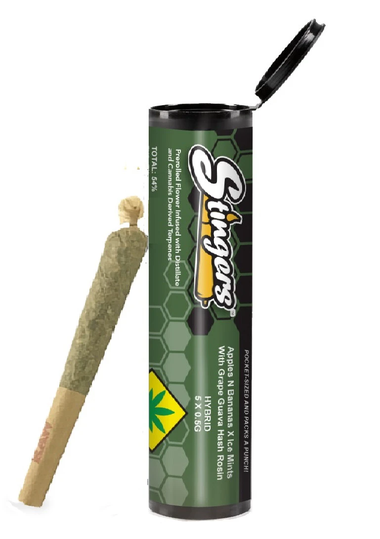 Stingers - Wifi Alien (H) - Infused Preroll - Stingers 5pk - 2.5g Main Image