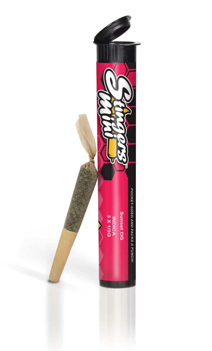 Stingers - White Dawg - Infused Preroll - Stingers Mini 3pk - 1g Main Image