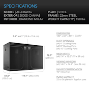 AC INFINITY 5 X 10 ADVANCED GROW TENT