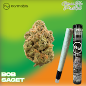 NuCannabis - Bob Saget 1.2g GLASS TIP Pre-Roll - INDOOR PREMIUM FLOWER