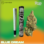 NuCannabis - Blue Dream 1.2g Glass Tip Pre-Roll - INDOOR PREMIUM FLOWER