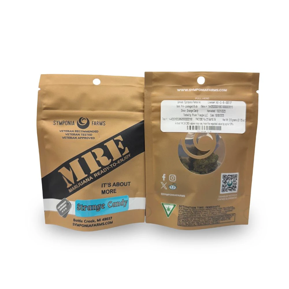 Symponia Farms - Strange Candy 3.5g Prepackaged Flower - SYMPONIA FARMS Main Image