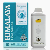 Himalaya 1g Strawnana Mac Live Sauce AIO Disposable