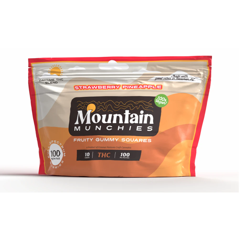 MOUNTAIN MUNCHIES - Mountain Munchies | Strawberry Pineapple Gummies | 100mg Main Image