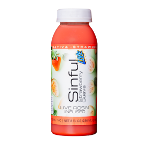 SINFUL BRANDS - Sinful | Strawberry Guava Live Rosin Drink | 100mg