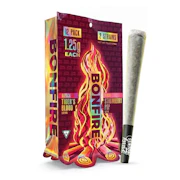 Sativa 2-Strain (Tiger's Blood & Strawberry Pop) Bonfire 12pk Infused Prerolls (15g total/1.25g each) - PARTY FAVORS (BONFIRE)