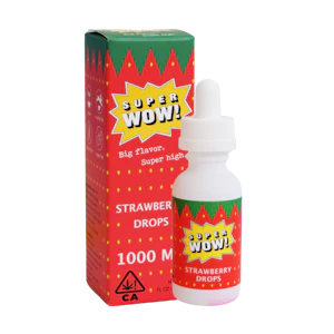 SUPER WOW - Strawberry | (30ml) THC Drops | Super Wow