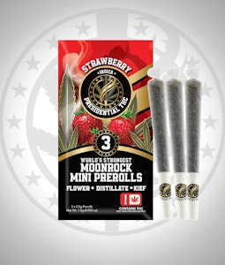 PRESIDENTIAL - Strawberry (.5g) Mini Prerolls-3pk