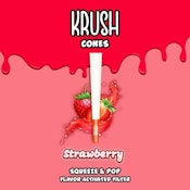 Krush Cones-Strawberry Flavor-1Gram-Preroll