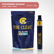 The Clear AIO | Strawberry Banana | 0.5g 