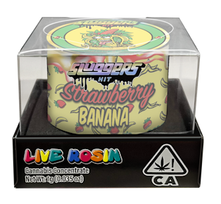 Sluggers | Live Rosin | Strawberry Banana | 1g