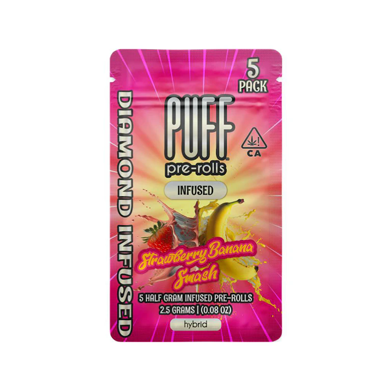 PUFF - PUFF Grapeness Diamond Infused Pre-Roll 5-Pack 2.5g Main Image