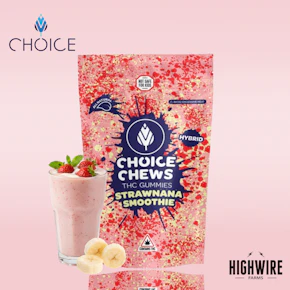 Choice Gummies Strawnana Smoothie 200mg (Hybrid)